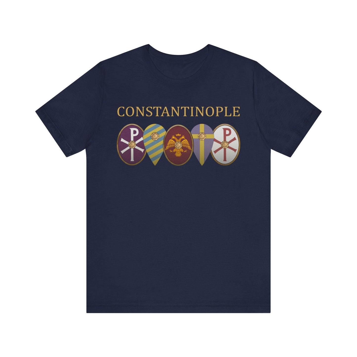 Navy / S Constantinople - Byzantine Shields T-Shirt