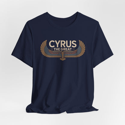 Navy / S Cyrus the Great King of Persia T-Shirt