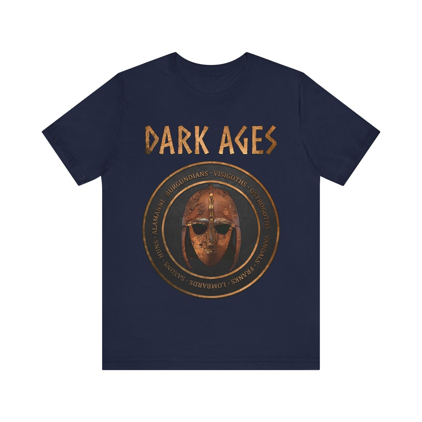 Navy / S Dark Ages Barbarian Kingdoms and Tribes T-Shirt