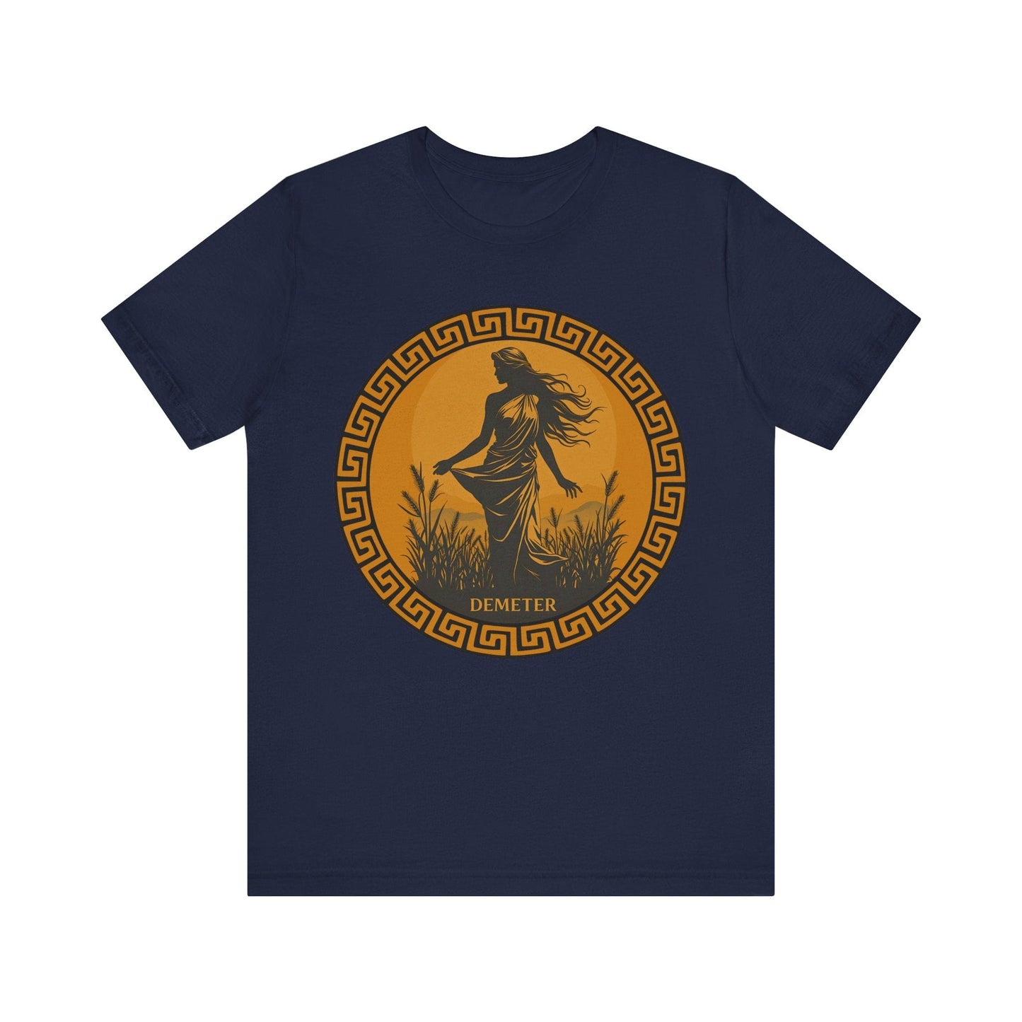 Navy / S Demeter Ancient Greek Goddess T-shirt