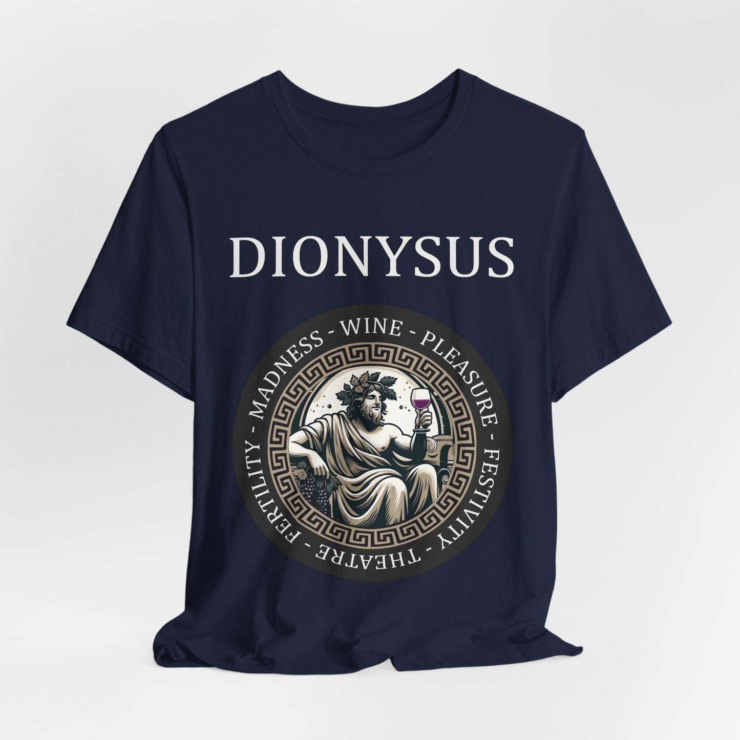 Navy / S Dionysus Greek God T-Shirt
