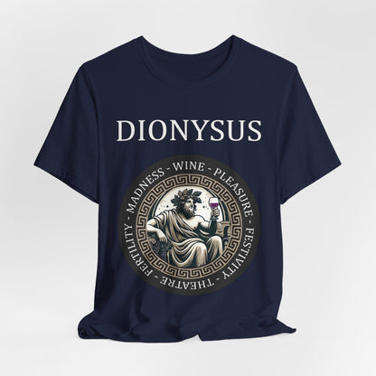 Navy / S Dionysus Greek God T-Shirt