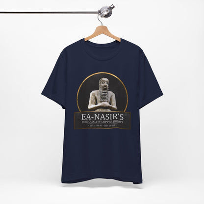 Navy / S Ea-Nasir's Fine Quality Copper Ingots T-Shirt