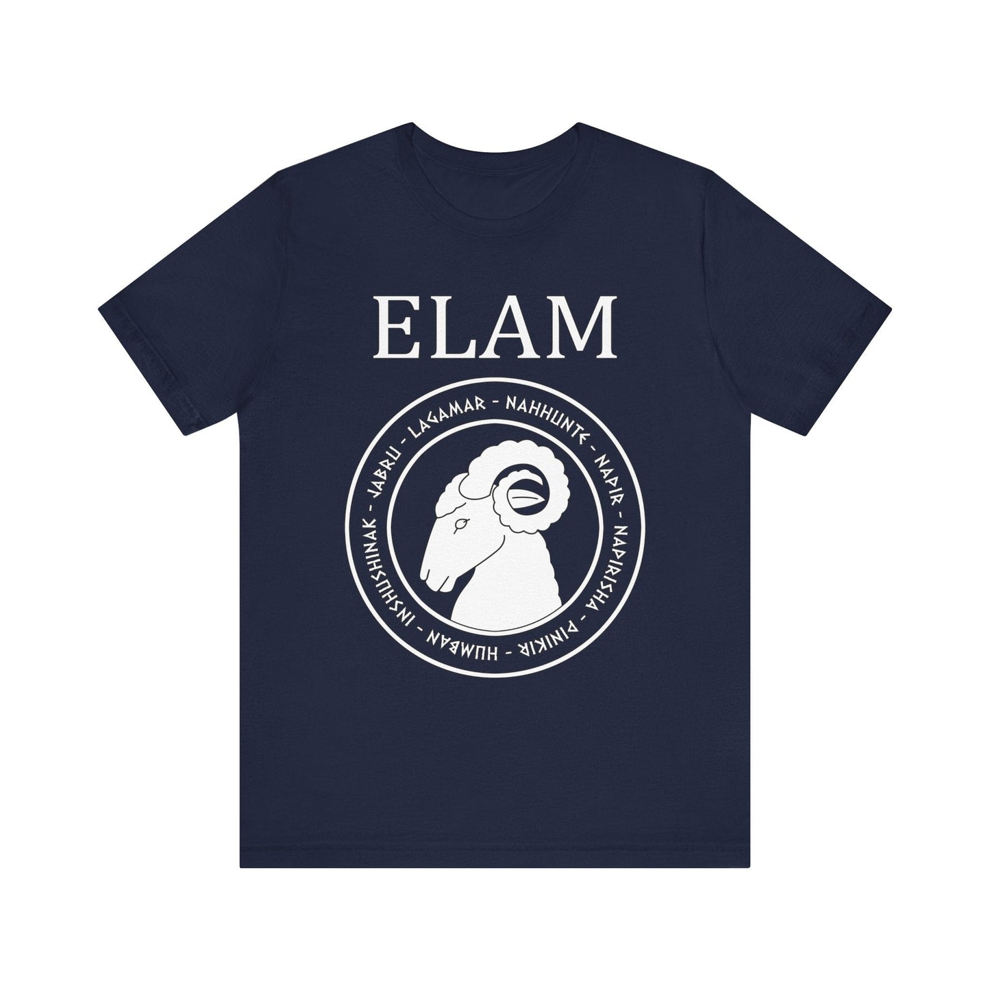 Navy / S Elam - Ancient Elamite Gods T-Shirt