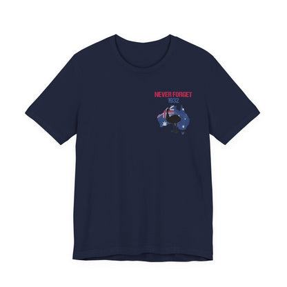Navy / S Emu War 1932 - Double Sided T-Shirt