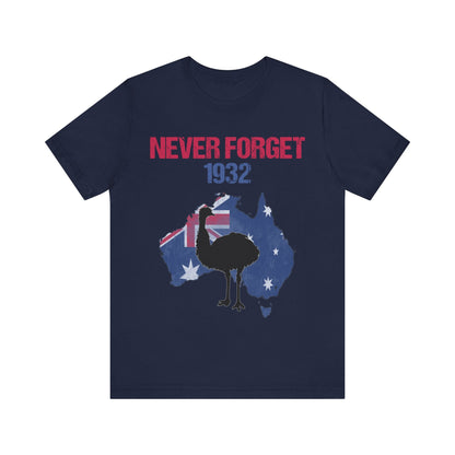 Navy / S Emu War 1932 - Never Forget T-Shirt