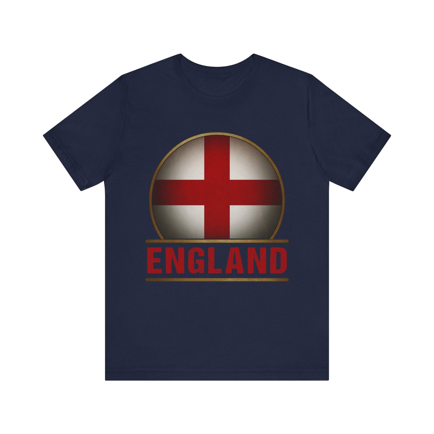 Navy / S England Heraldry - Cross of Saint George T-Shirt