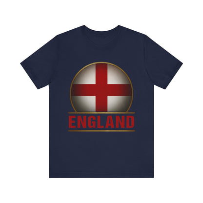 Navy / S England Heraldry - Cross of Saint George T-Shirt