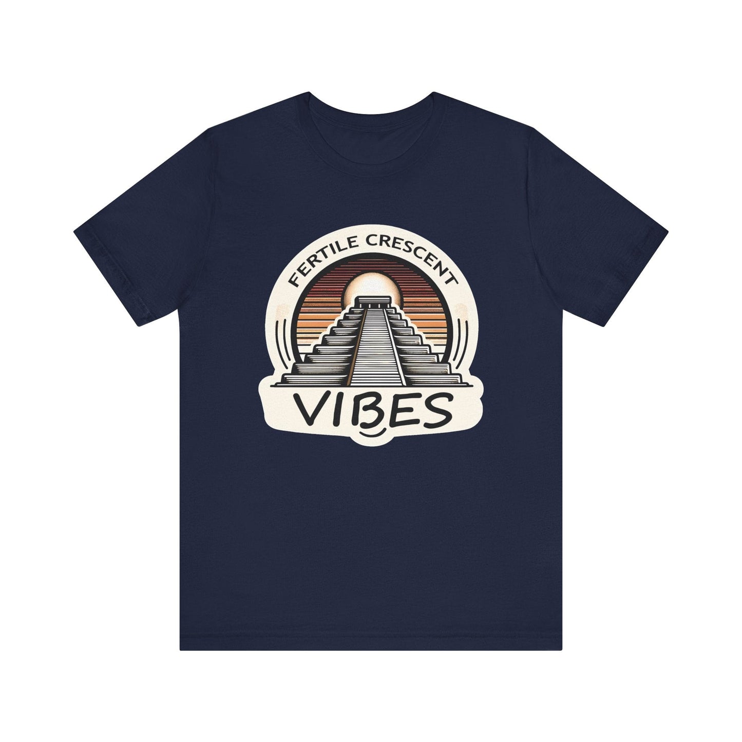 Navy / S Fertile Crescent Vibes - Ancient Mesopotamia Funny History T-shirt