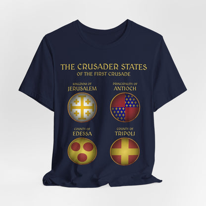 Navy / S First Crusade - Crusader States T-Shirt