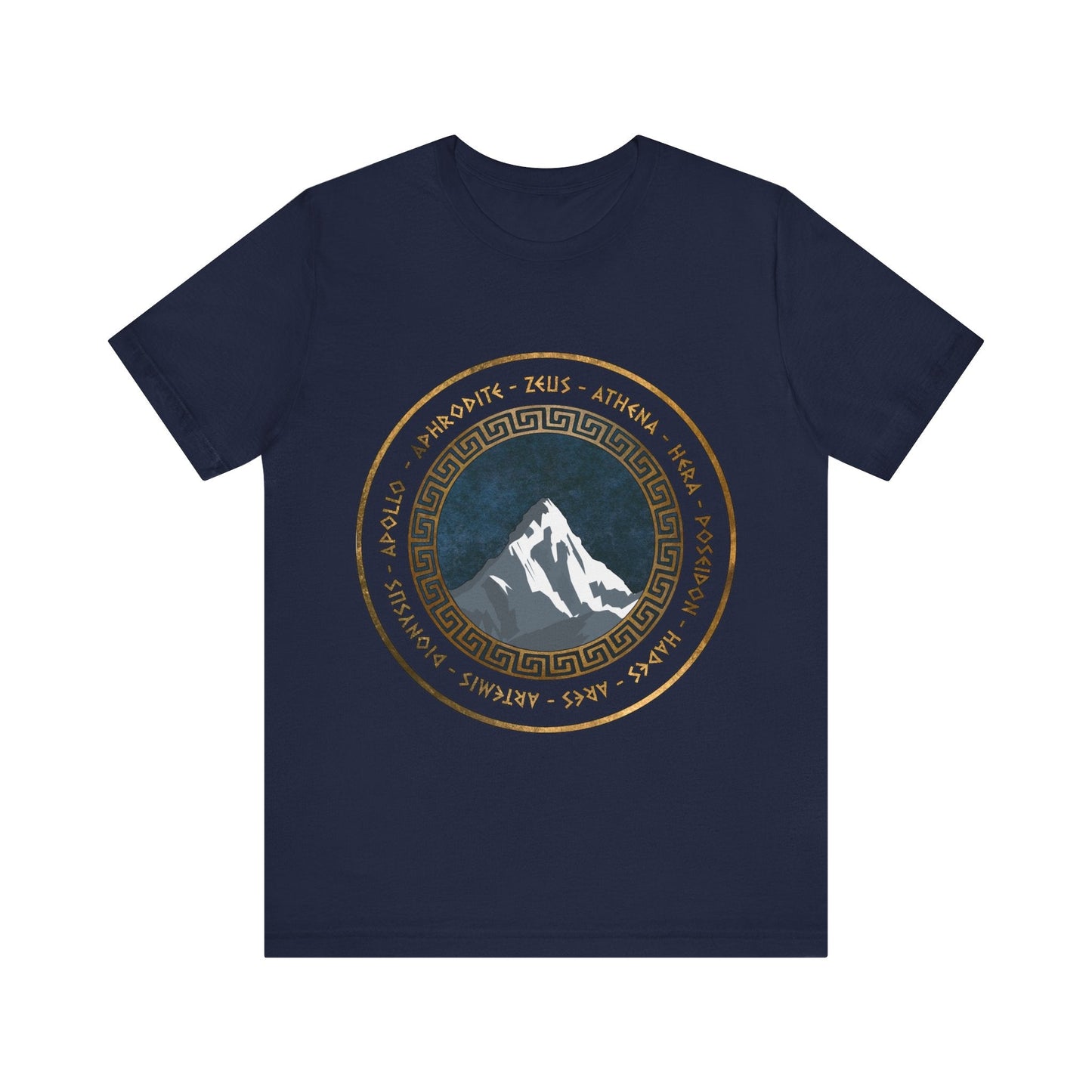 Navy / S Greek Gods Olympus T-Shirt
