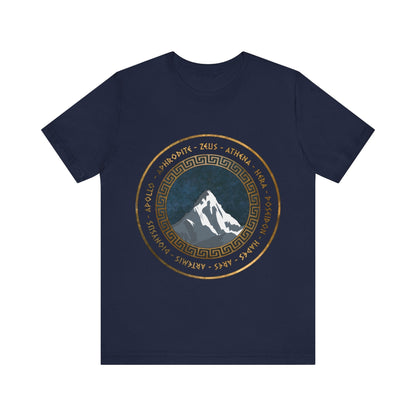 Navy / S Greek Gods Olympus T-Shirt