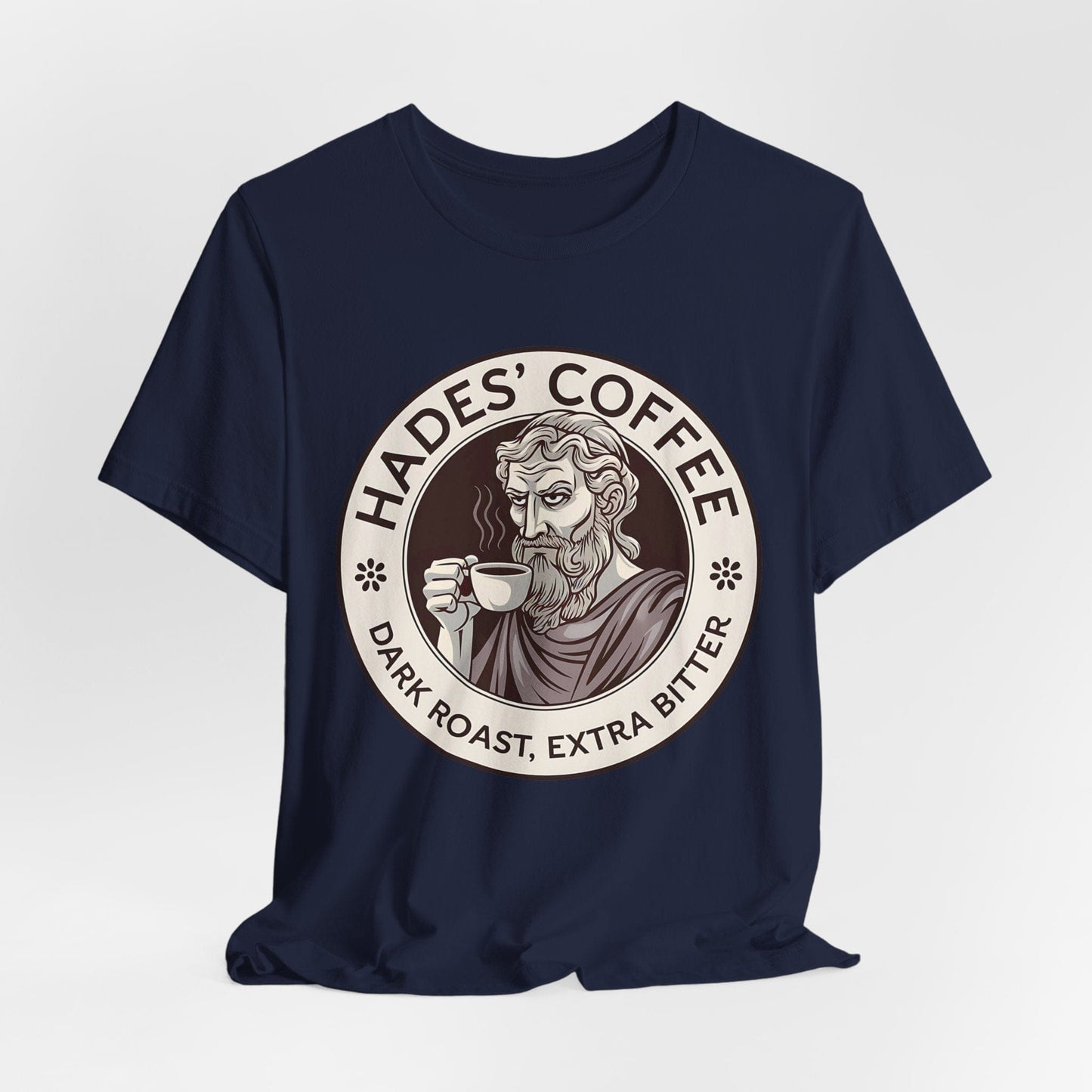 Navy / S Hades Coffee - Funny Greek Mythology T-Shirt