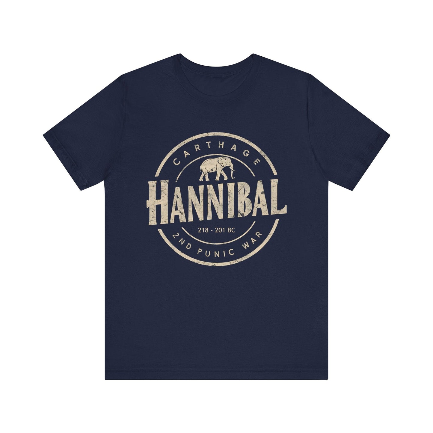 Navy / S Hannibal Barca - Ancient Carthage - 2nd Punic War T-Shirt
