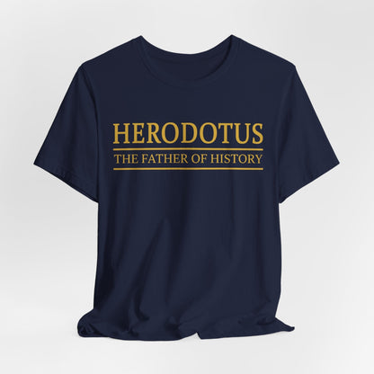 Navy / S Herodotus Father of History T-Shirt