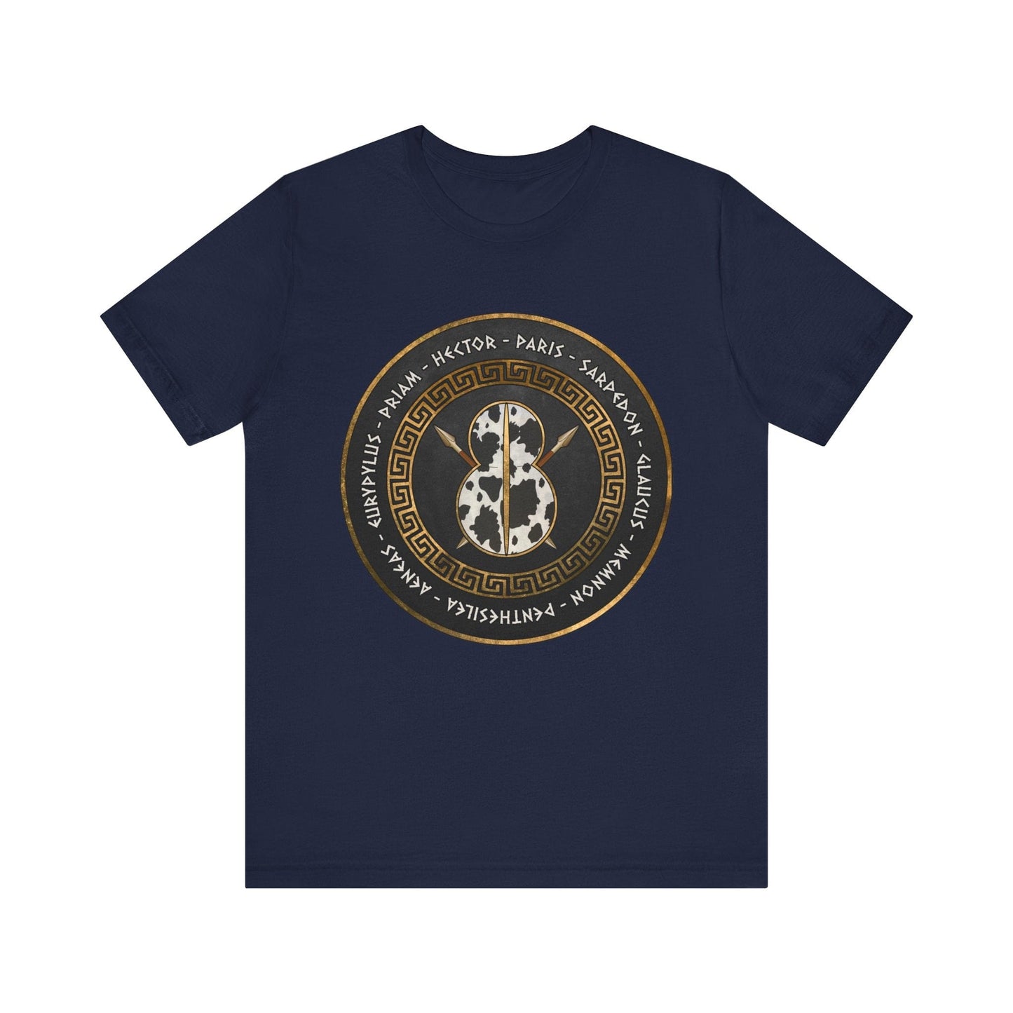 Navy / S Heroes of Troy - Trojan War T-shirt