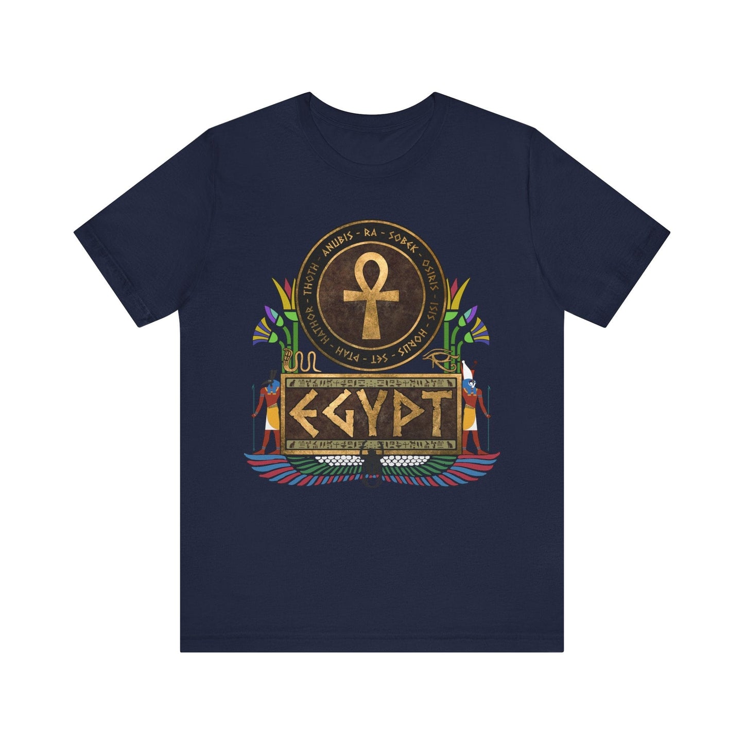 Navy / S Horus and Set Gods of Egypt T-shirt