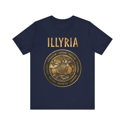Navy / S Illyria Ancient Illyrian Tribes T-Shirt