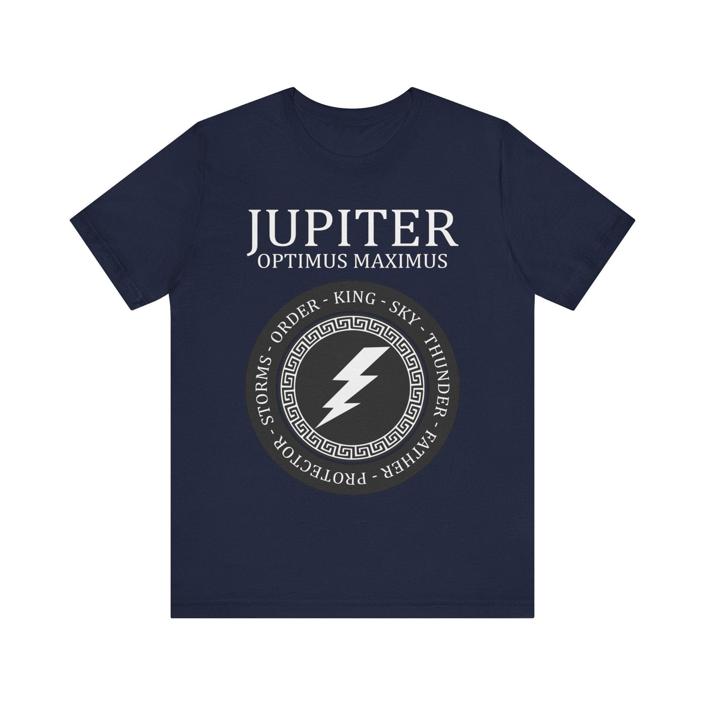 Navy / S Jupiter Optimus Maximus - Ancient Roman God T-Shirt