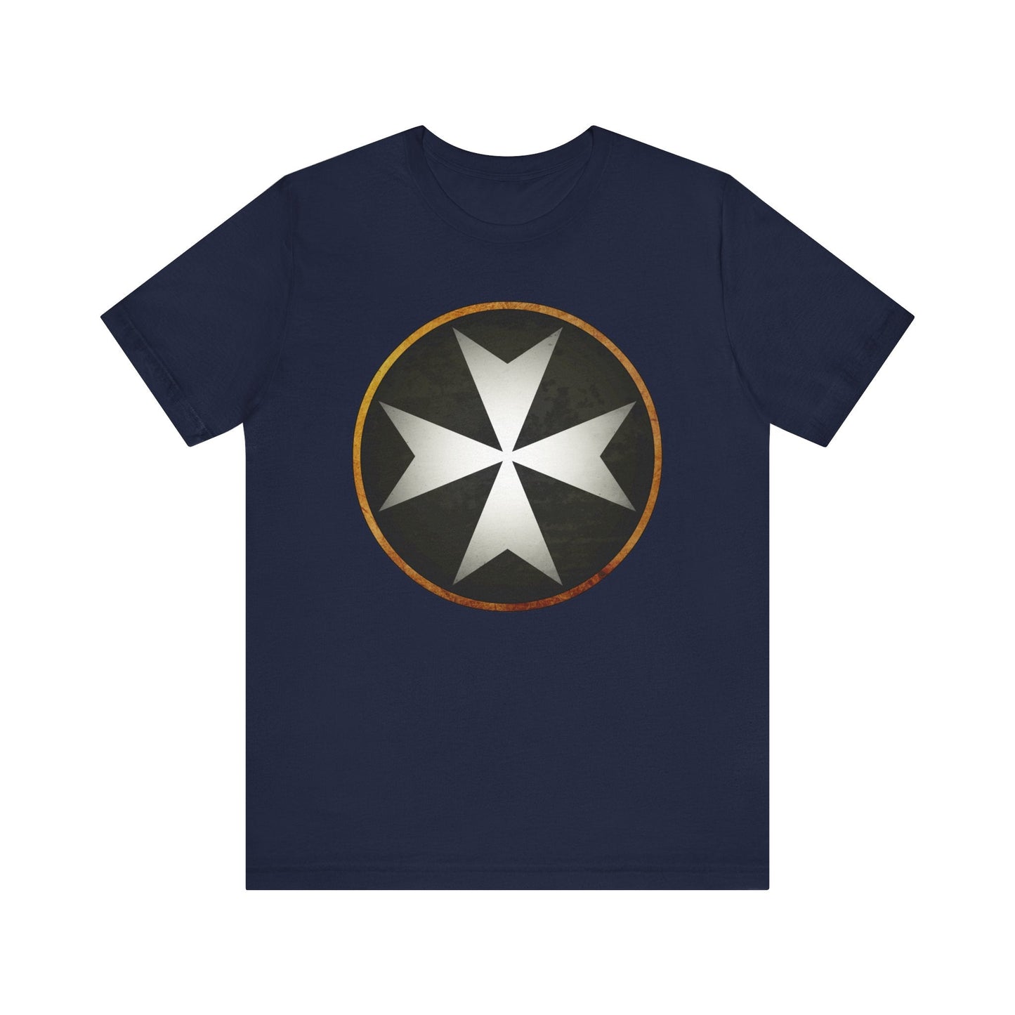 Navy / S Knights Hospitaller Heraldry T-Shirt