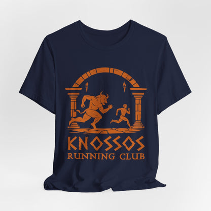 Navy / S Knossos Running Club - Funny Greek Mythology T-Shirt