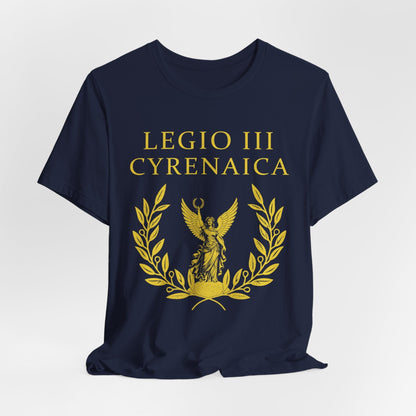 Navy / S Legio III Cyrenaica - Roman Legion T-Shirt