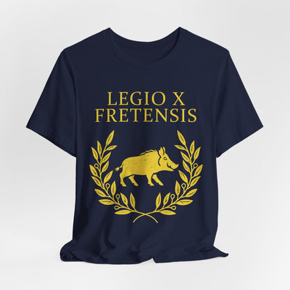 Navy / S Legio X Fretensis - Roman Legion T-Shirt