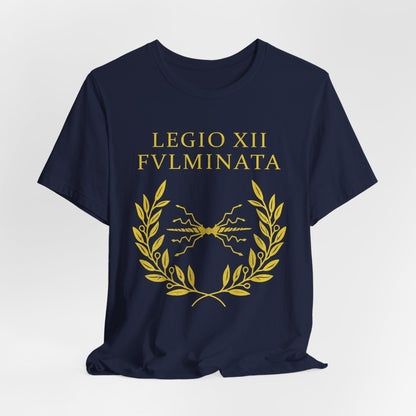 Navy / S Legio XII Fulminata - Roman Legion T-Shirt