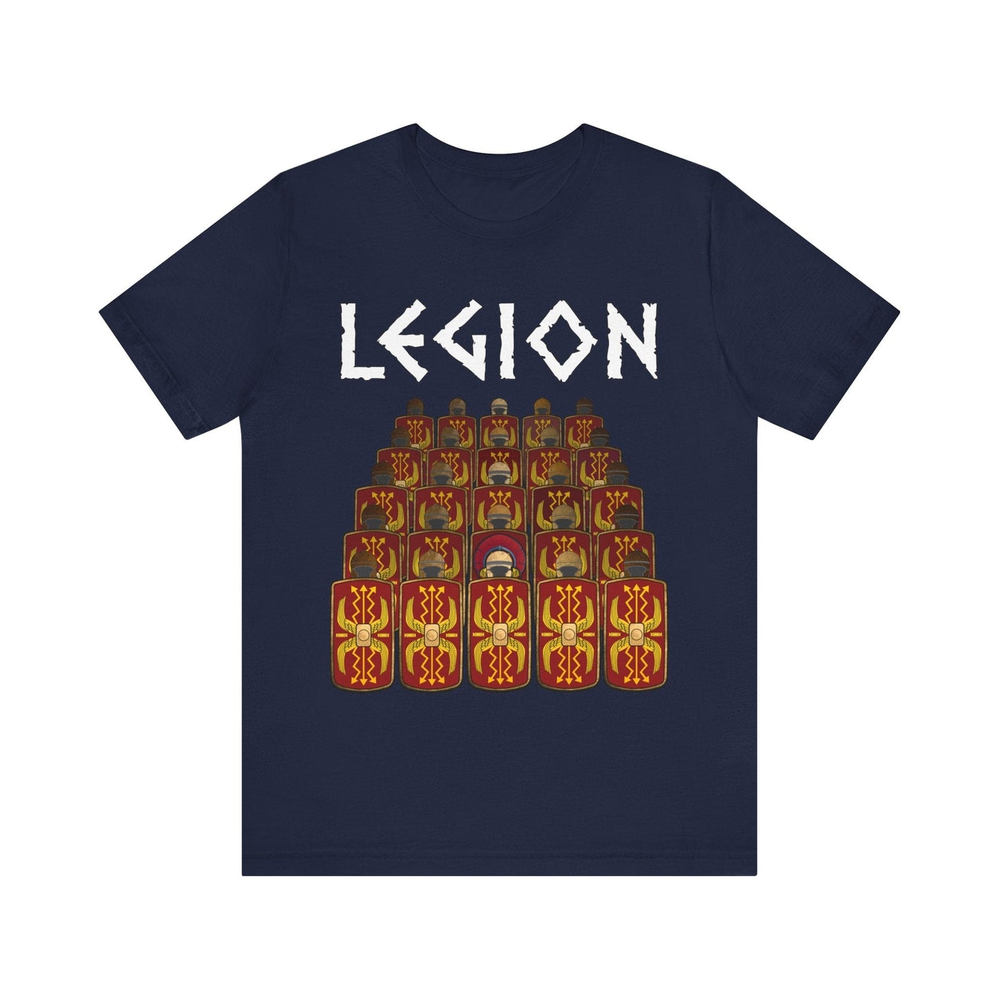Navy / S Legions Marching - Roman Army T-Shirt