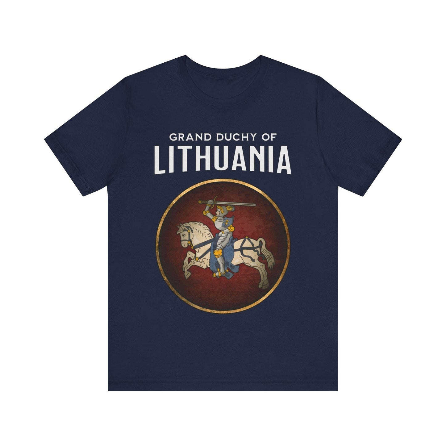 Navy / S Lithuania Heraldry - Grand Duchy of Lithuania T-shirt