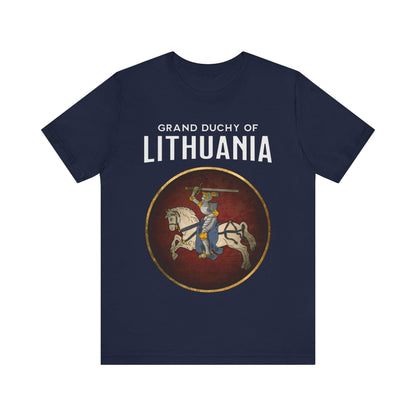 Navy / S Lithuania Heraldry - Grand Duchy of Lithuania T-shirt