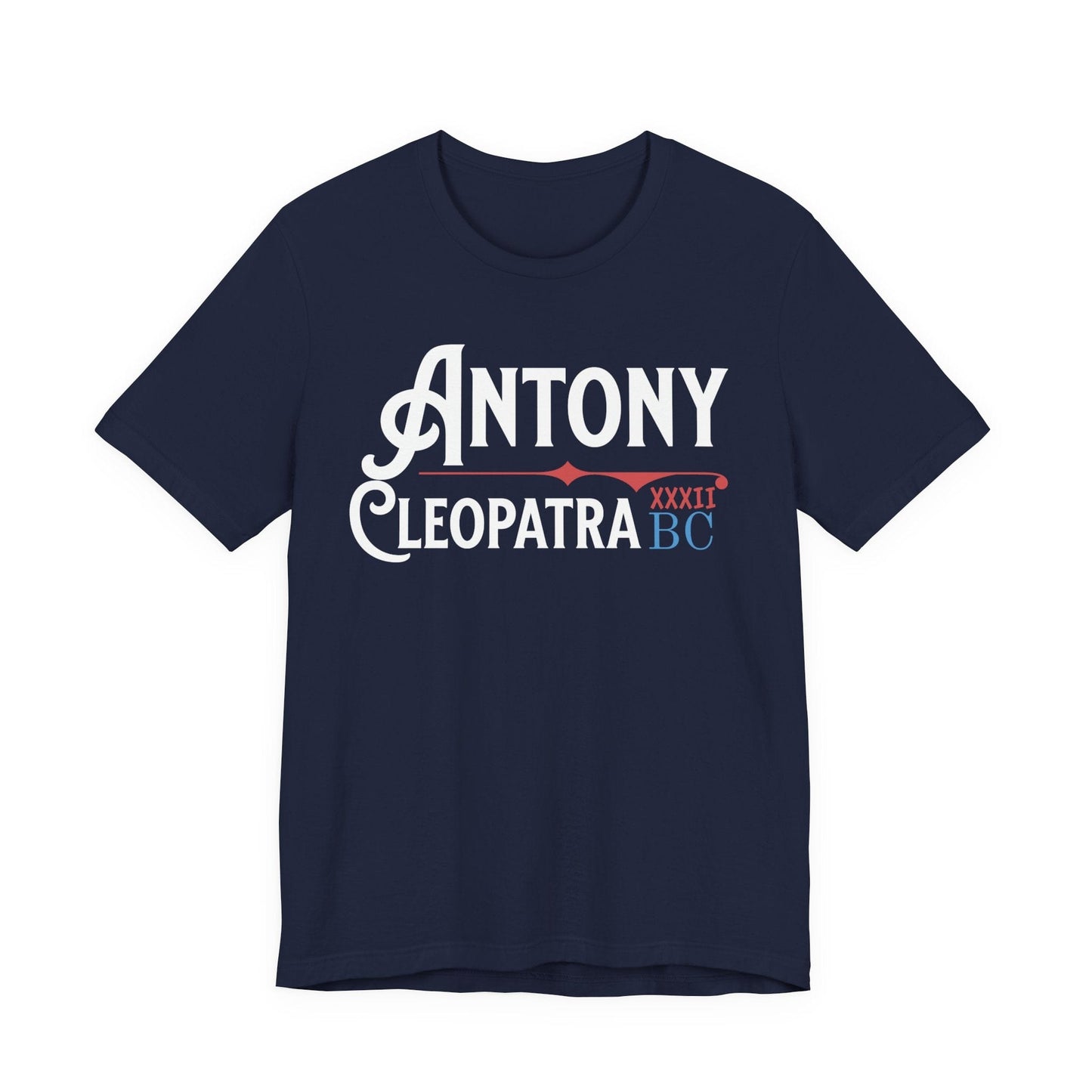 Navy / S Marc Antony + Cleopatra 32 BC Campaign T-Shirt