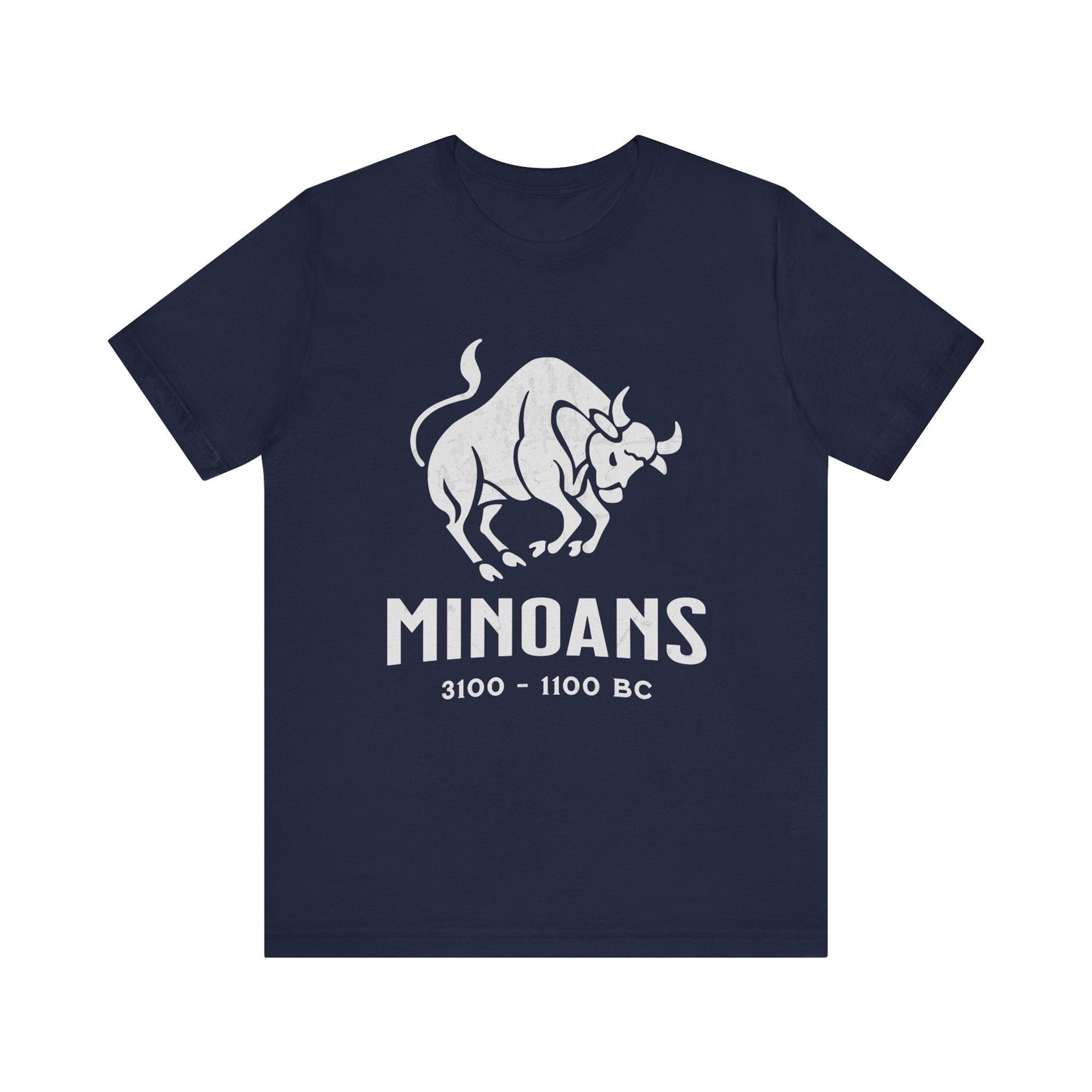 Navy / S Minoans - Ancient Crete - Bronze Age Civilization - Minoan T-shirt