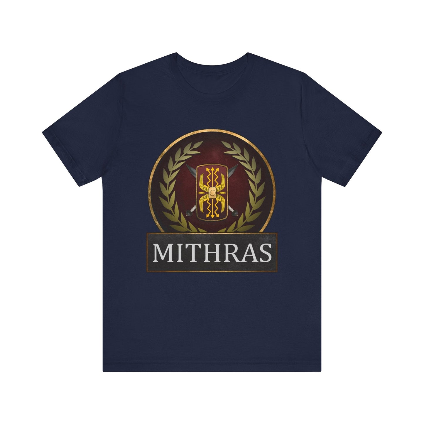 Navy / S Mithras - Ancient Roman Cult of Mithras - Roman Legionary T-Shirt