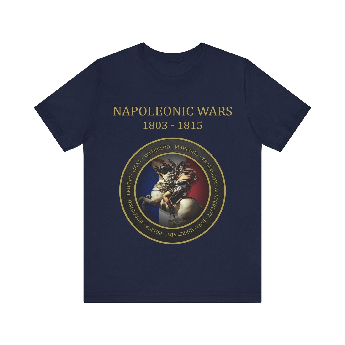 Navy / S Napoleonic Wars - Battles of Napoleon Bonaparte T-Shirt