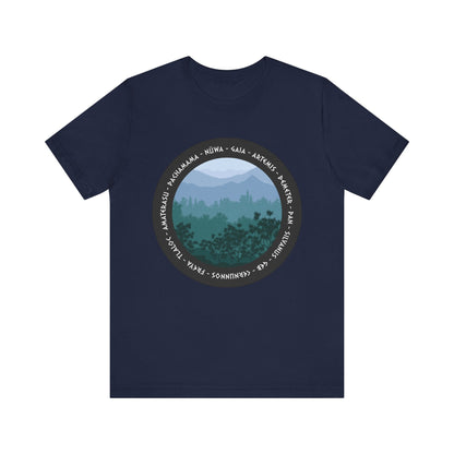 Navy / S Nature Gods and Goddesses T-Shirt