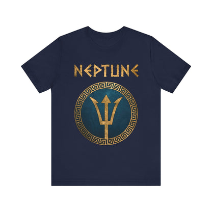 Navy / S Neptune Roman God of the Sea T-Shirt