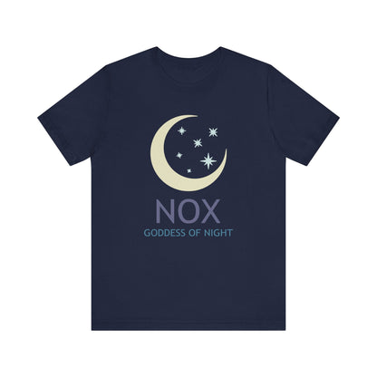 Navy / S Nox Ancient Roman Goddess of Night T-Shirt