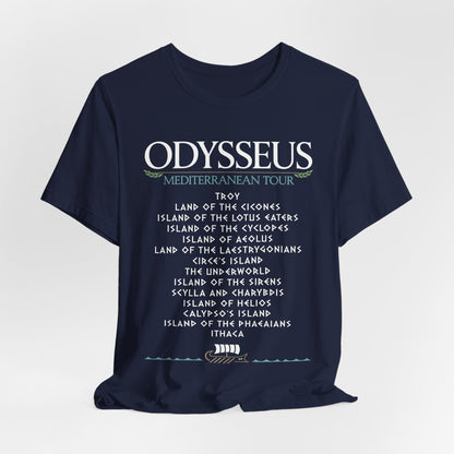 Navy / S Odysseus Mediterranean Tour - The Odyssey T-Shirt
