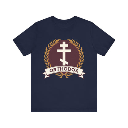 Navy / S Orthodox Cross - Eastern Orthodoxy T-Shirt