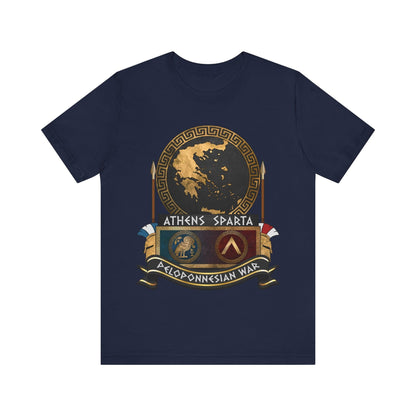 Navy / S Peloponnesian War Athens vs Sparta T-Shirt