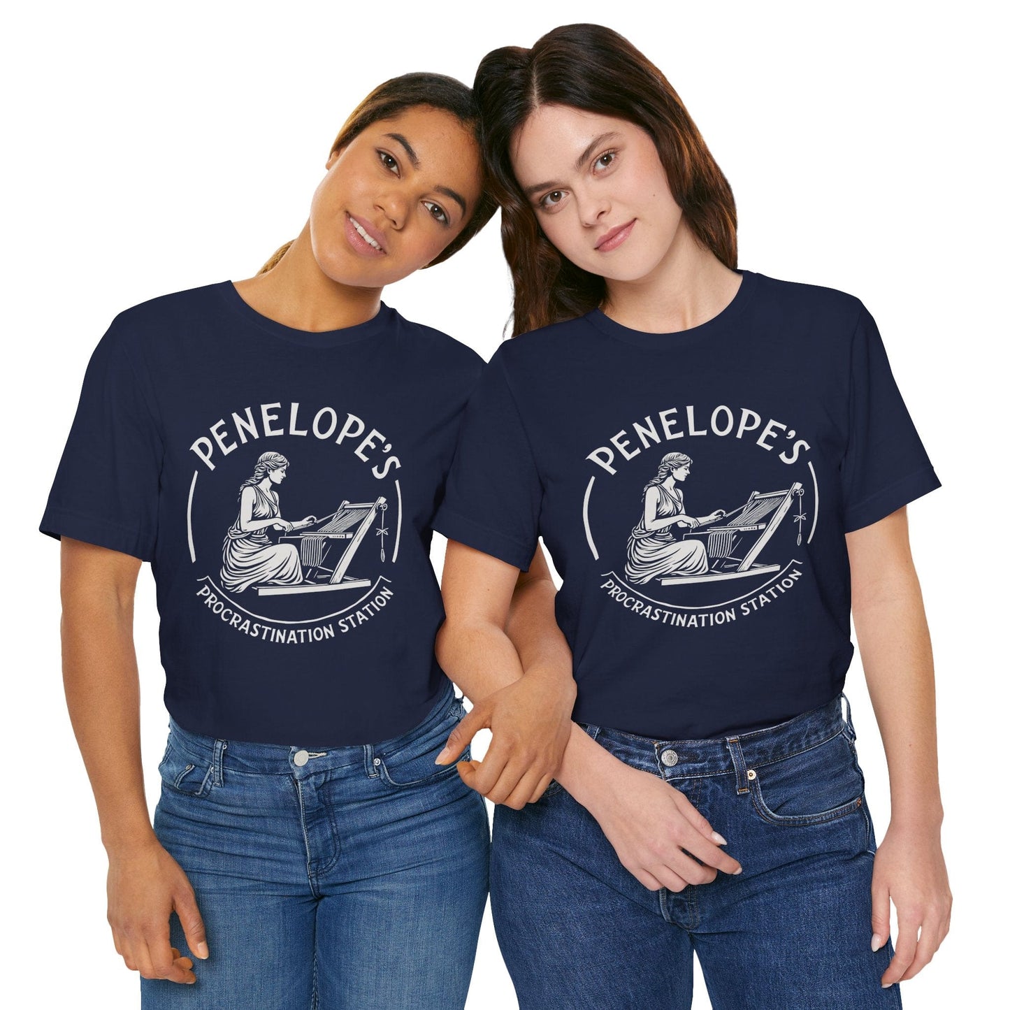 Navy / S Penelope's Procrastination Station  T-Shirt