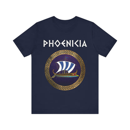 Navy / S Phoenicia Ancient Phoenician Ship T-Shirt