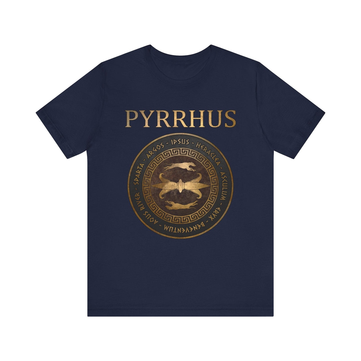 Navy / S Pyrrhus of Epirus Famous Battles - Ancient Warfare - Ancient Battles T-shirt