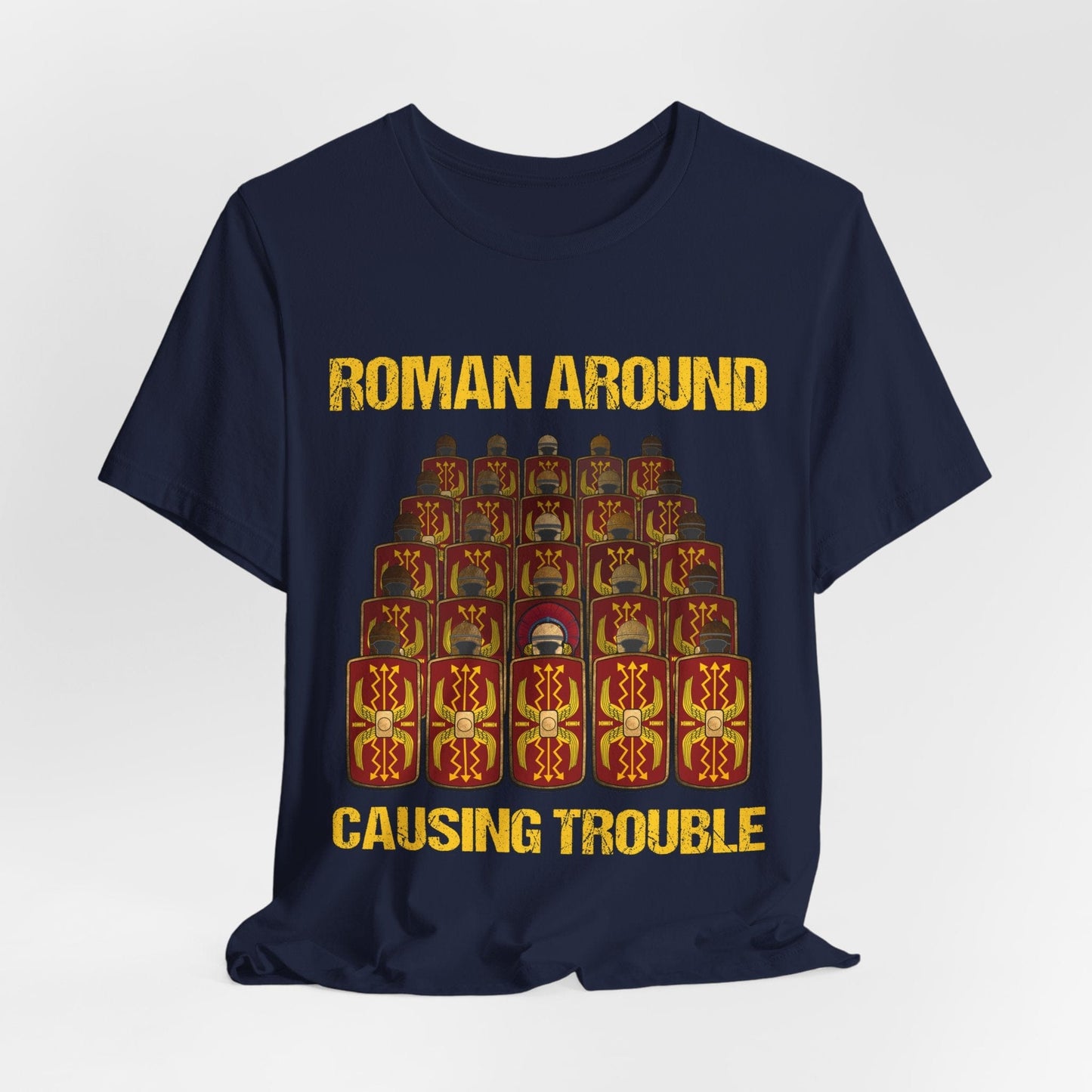 Navy / S Roman Around, Causing Trouble T-Shirt