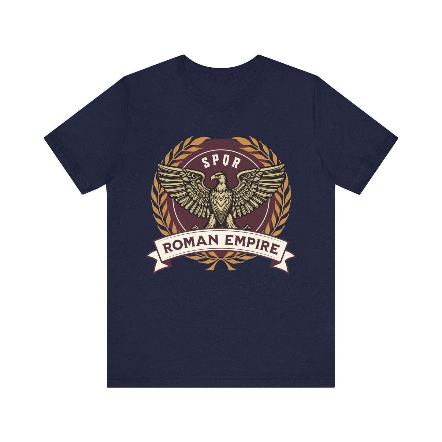 Navy / S Roman Empire Shirt - Roman Eagle Standard T-Shirt