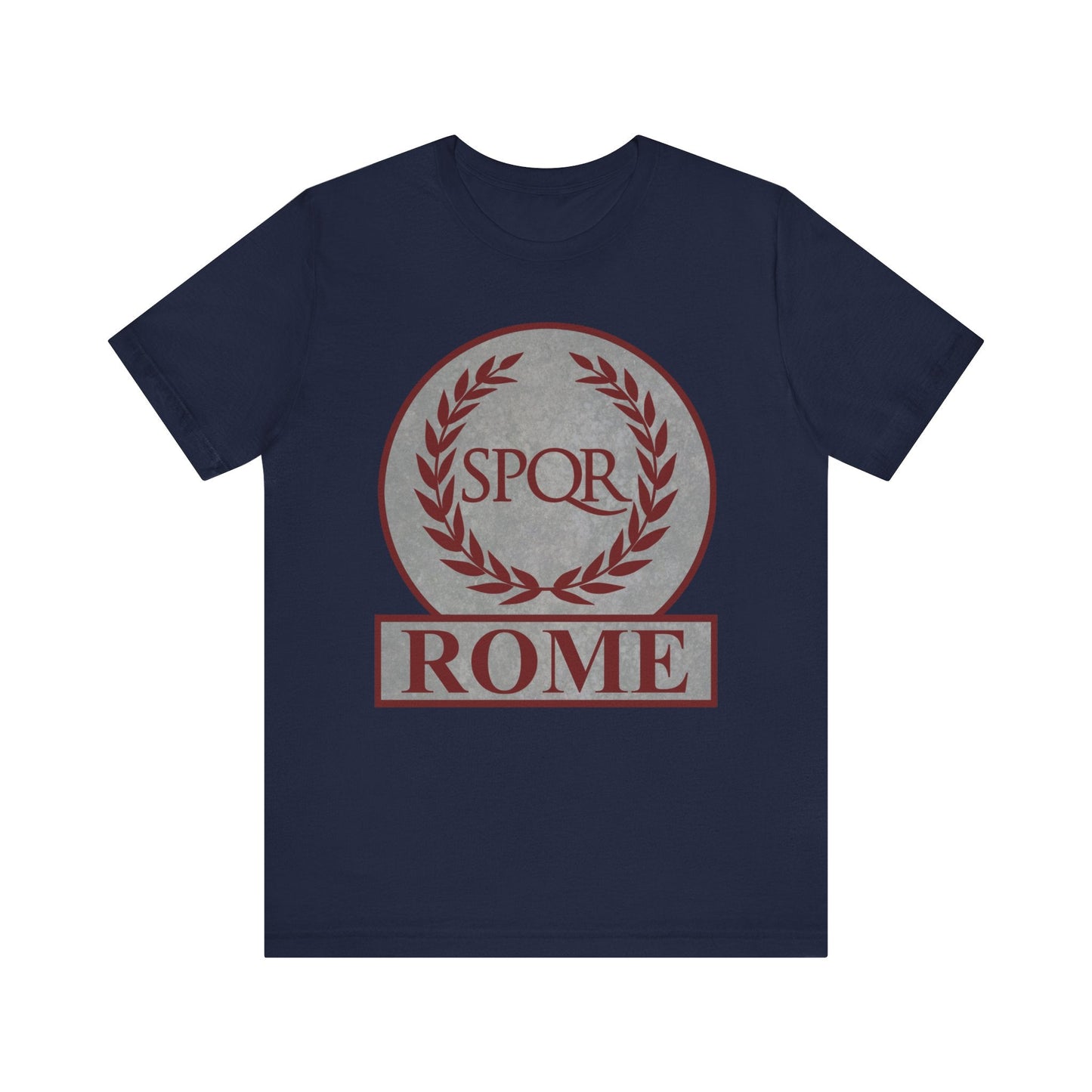 Navy / S Rome Ancient Roman SPQR Symbol T-shirt