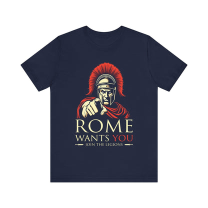 Navy / S ROME WANTS YOU - Join the Legions T-Shirt