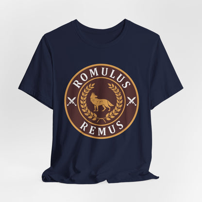 Navy / S Romulus and Remus - Founding of Rome T-Shirt