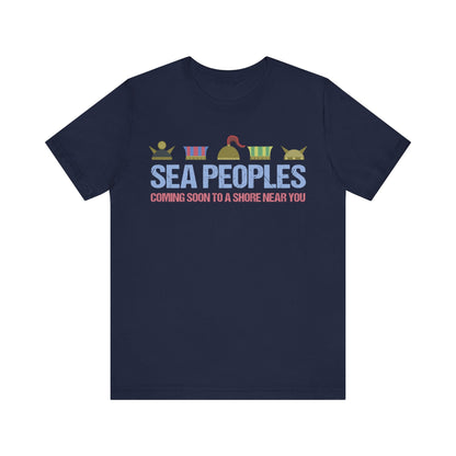 Navy / S Sea Peoples - Coming Soon to a Shore Near You T-Shirt